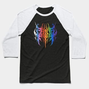 PRIDE - Metal Logo Baseball T-Shirt